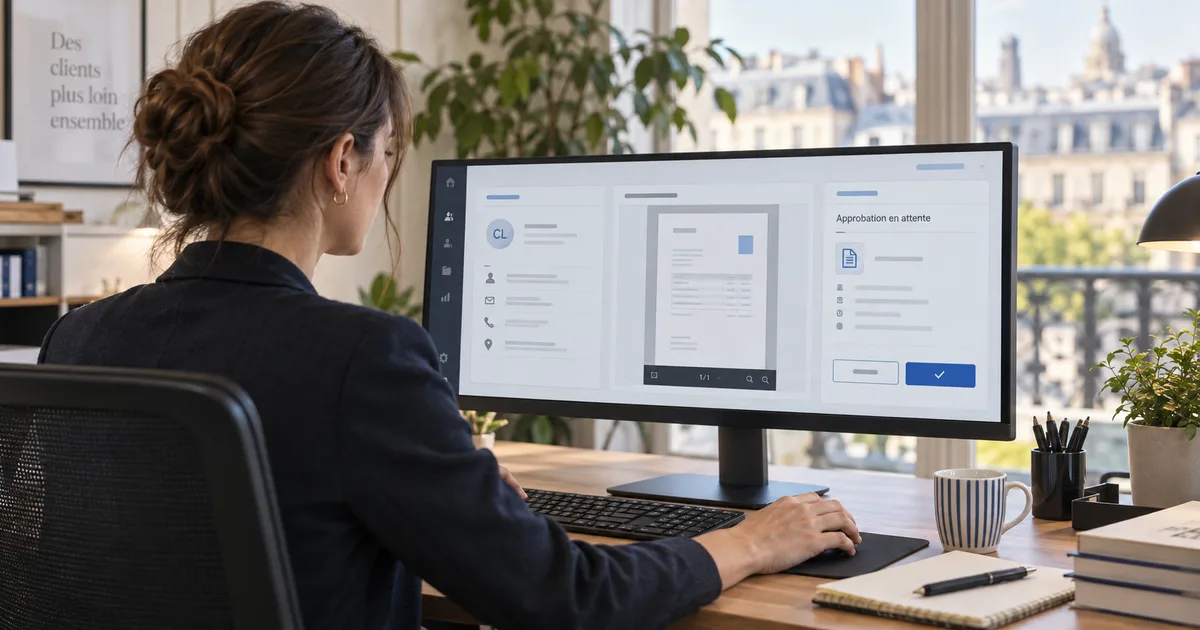 Responsable utilisant un agent IA connecté aux outils d’une PME en Savoie